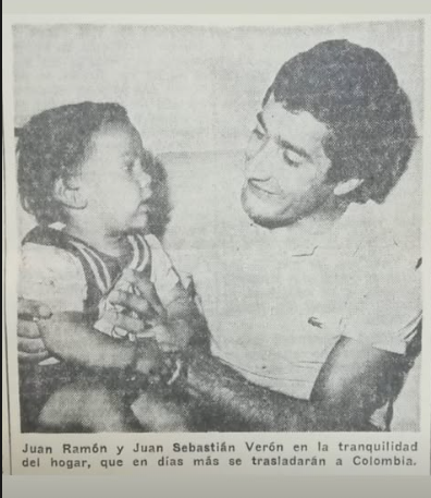 Bruja y Brujita: la foto de EL DIA con la que Juan Sebastián Verón recordó a su papá