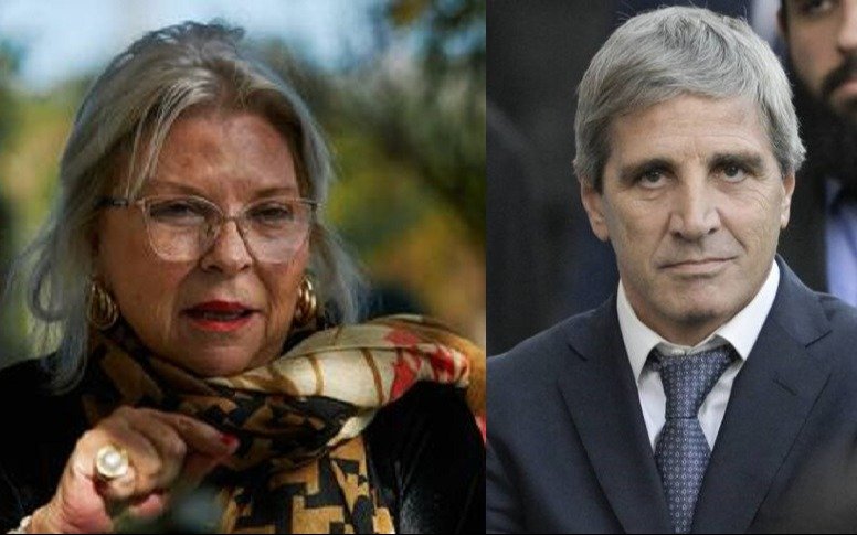 "Vas a terminar preso": el mensaje de Lilita Carrió a Luis Caputo por la crisis en el Garrahan