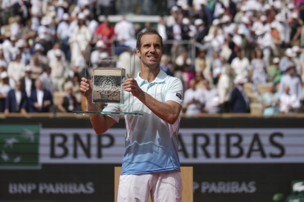 Gasquet se despidió en el patio de su casa