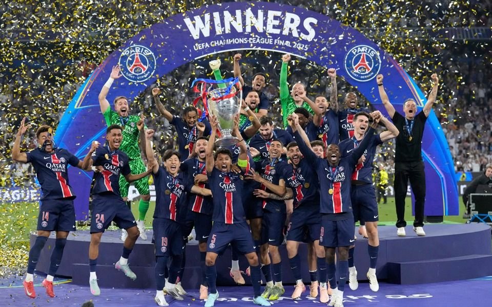 PSG aplastó 5 a 0 al "catenaccio" del Inter y es el nuevo campeón de la Champions League