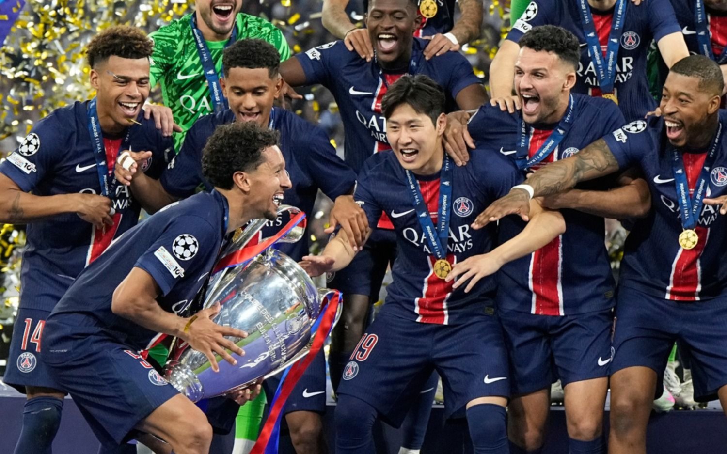 PSG récord: las máximas goleadas en finales de Champions League