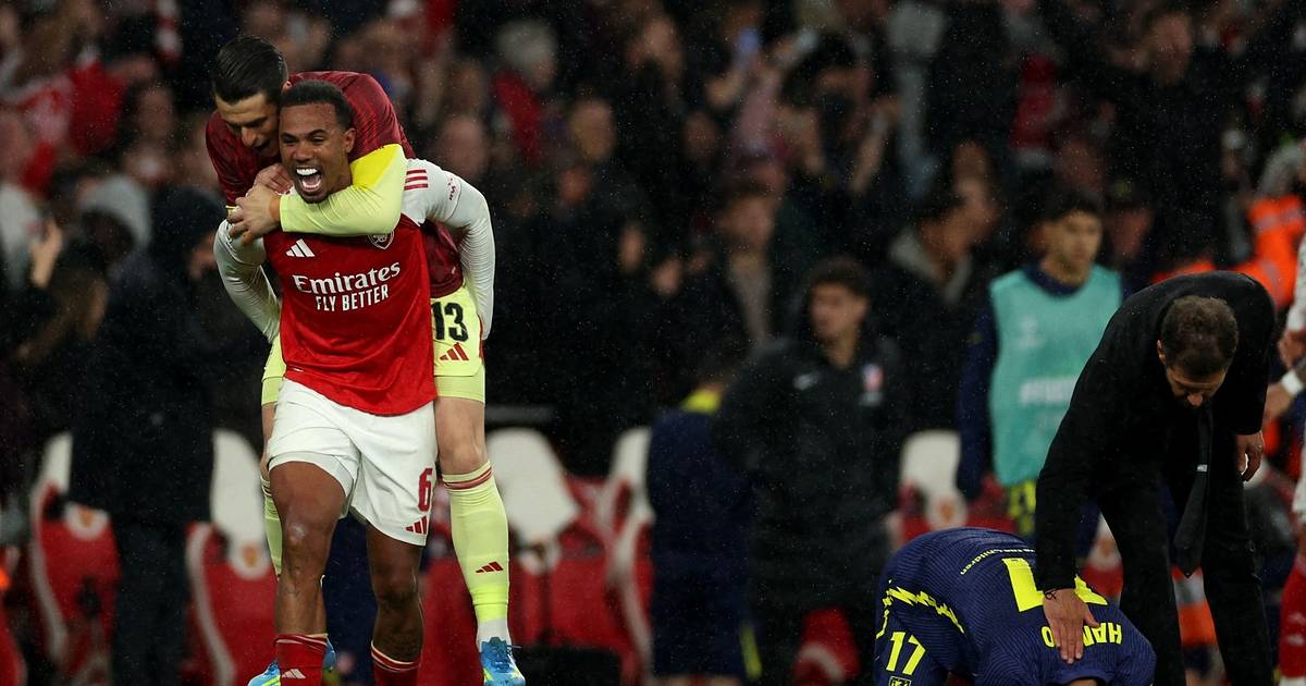 Con gol de Saka, Arsenal le ganó al Atlético de Madrid y es el primer ...
