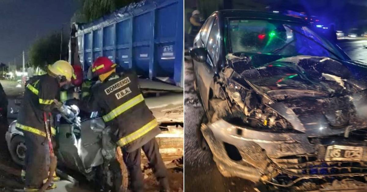 VIDEO.- Fuerte choque en La Plata: hay heridos y una persona quedó ...