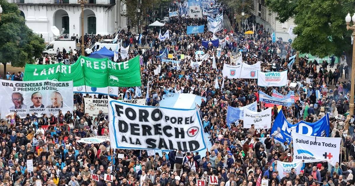 Marcha Federal contral el ajuste en Salud: denuncian que hay hospitales saturados | El Dia