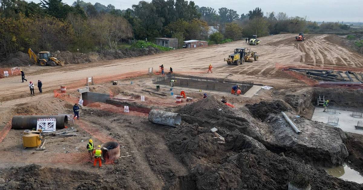 Así están las obras en la nueva bajada de la Autopista en City Bell | El Dia