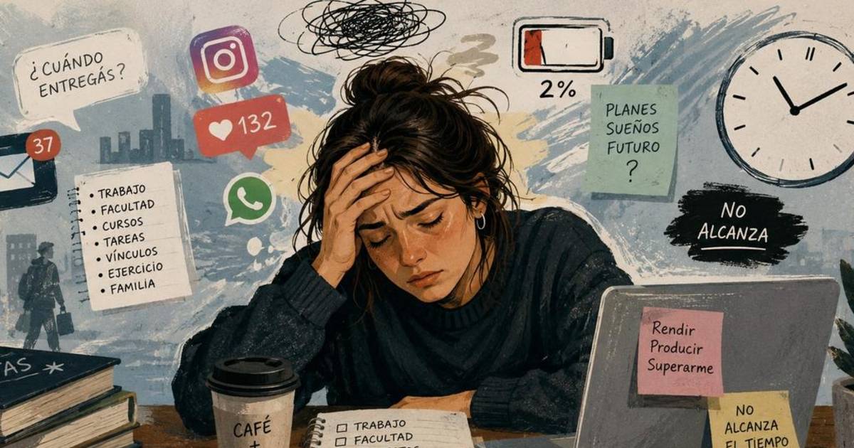 Generación agotada: la fatiga permanente que atraviesa a muchos jóvenes platenses | El Dia