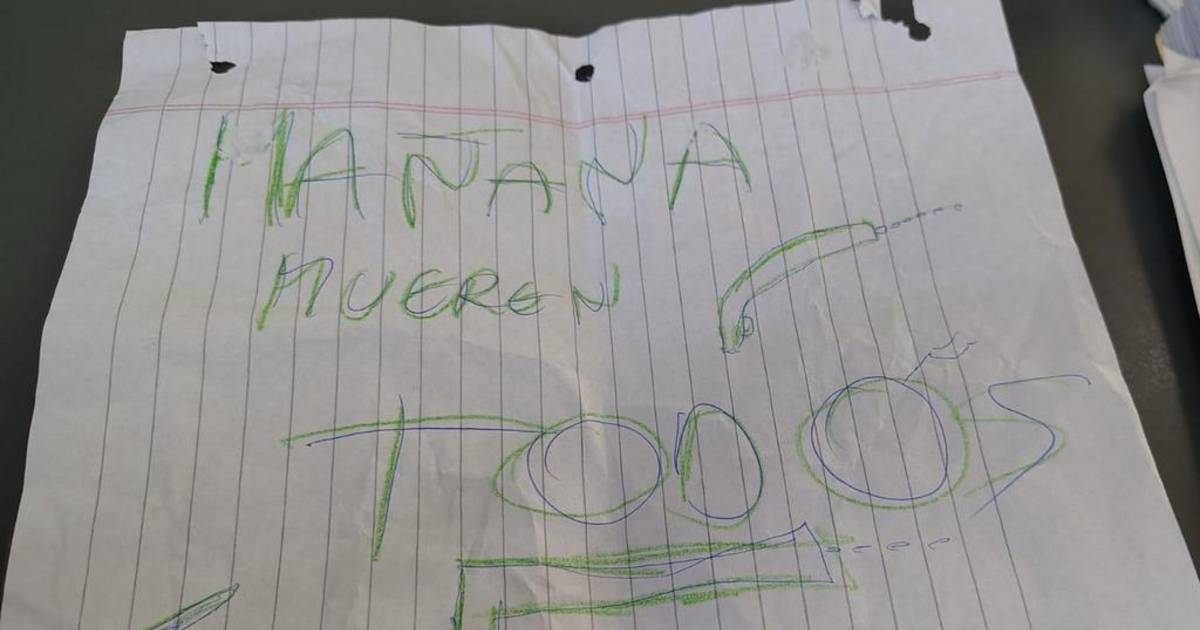 Otra amenaza: Mueren todos Alarma en una escuela de Punta Lara | El Dia