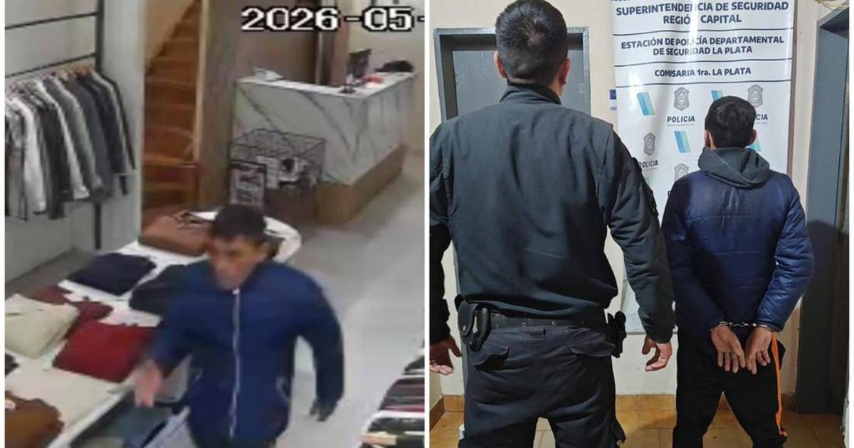 Lo captaron las cámaras robando y terminó preso | El Dia