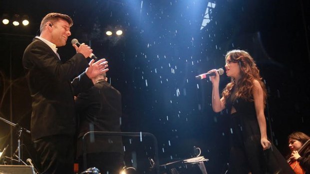 Ricky Martin cantó con Lali Espósito y esta noche estará en el escenario de “ShowMatch”