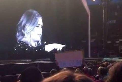 El enojo de Adele con una fan: ¿podrías dejar de filmarme?