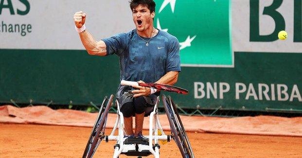 El argentino Fernández campeón de Roland Garros sobre silla de ruedas