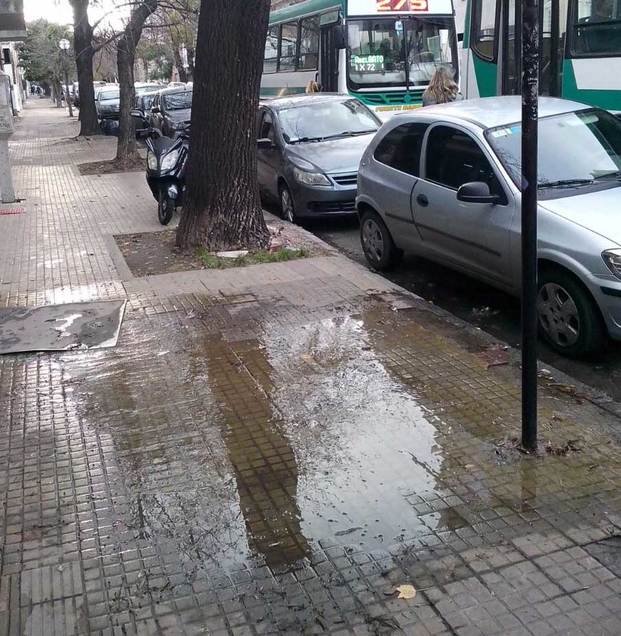 Piden por la reparación de un caño roto en 10 y 61