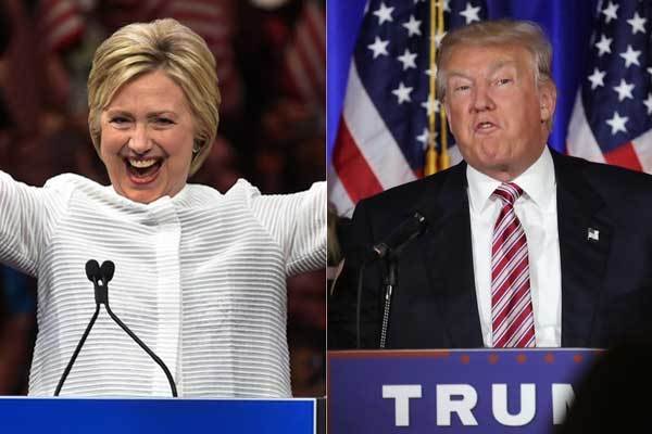 Hillary y Trump, listos para una dura campaña electoral en EE UU