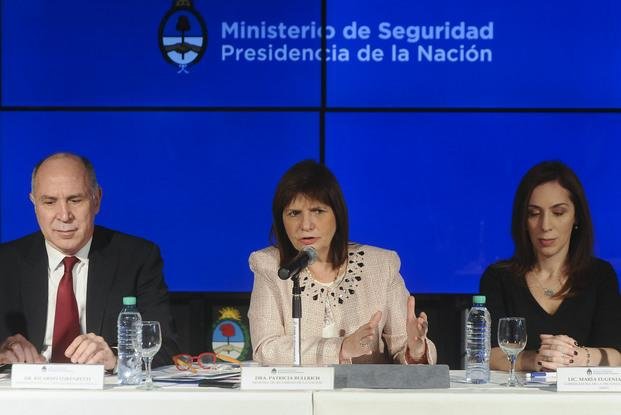 Vidal, Lorenzetti y Bullrich participaron del Consejo de Seguridad del Interior