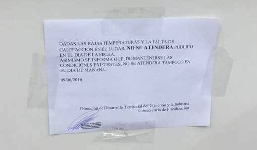 Por la falta de calefacción ya se resintió la atención en las torres