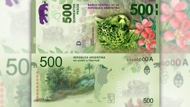 Los billetes de 500 pesos serán utilizados en julio