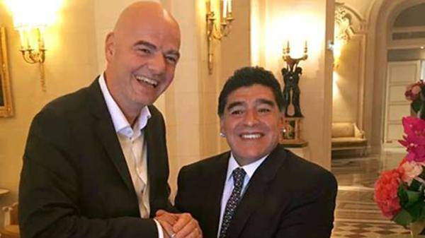 Maradona se suma al conflicto de la AFA como veedor de la FIFA