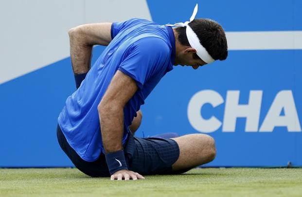 Del Potro perdió en primera ronda de Queen's