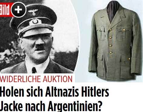 Un argentino desembolsó 700 mil dólares por 56 objetos personales de Hitler y Göering