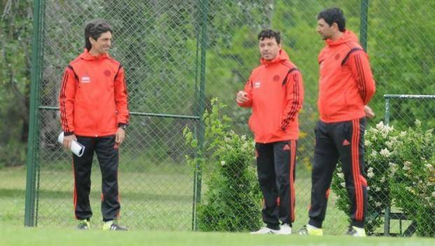 Lucho González se despidió de River en el regreso al trabajo