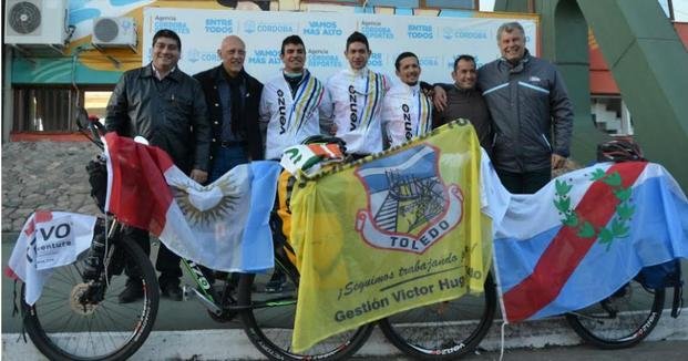 Tres cordobeses, camino a los Juegos Olímpicos en bicicleta
