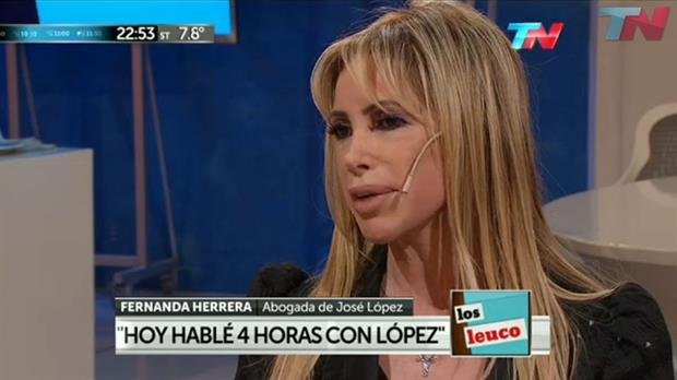 López se presentará a declarar pero más adelante: "Sigue muy medicado"