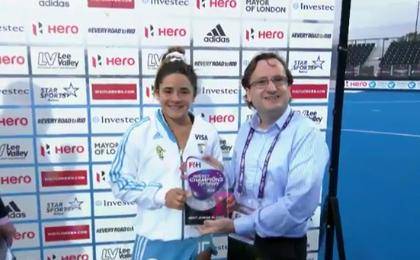 La platense Majo Granatto, mejor jugadora junior