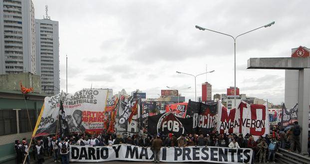 Movilizacion por Kosteki y santillan