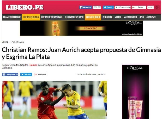 Se acerca Ramos: "estamos en negociaciones", dijeron desde Aurich