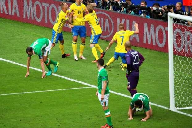 Irlanda y Suecia: un empate con mucho fútbol