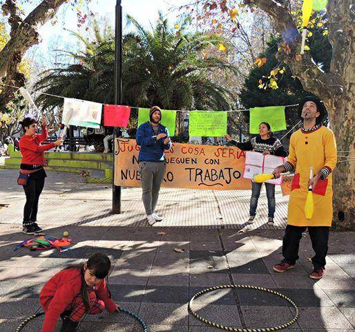 Jornada de juegos en reclamo de sueldos adeudados y contra la precarización laboral
