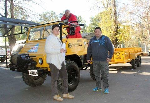 Defensa Civil recuperó un Unimog para asistencia en inundaciones