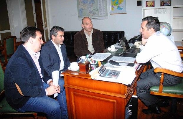 Molina se reunió con el ministro Alejandro Finocchiaro