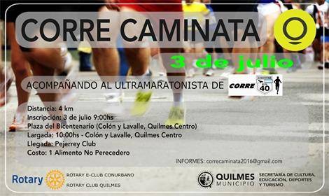 “Corre caminata solidaria” por el deporte y la salud