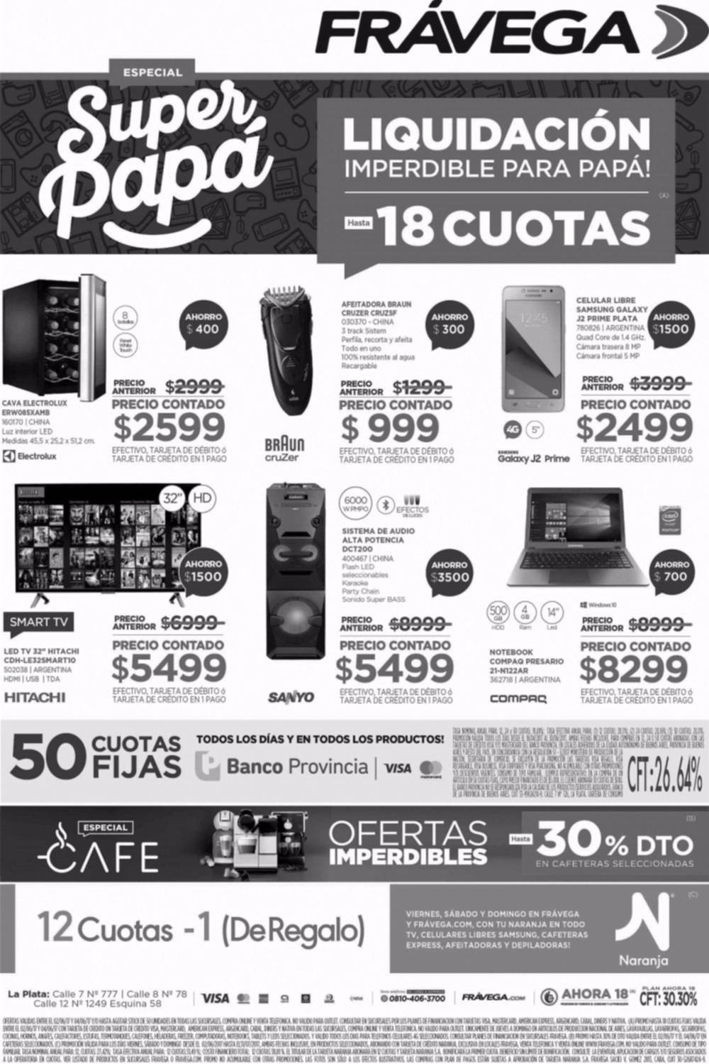 Frávega te ofrece una liquidación imperdible para papá