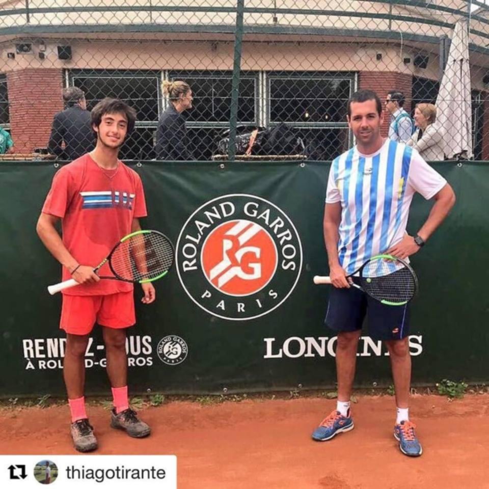 Tirante, en el cuadro principal de Roland Garros