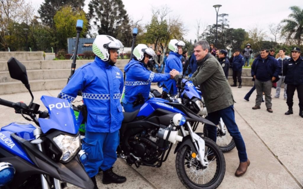 La Policía Local de Hurlingham contará con 10 nuevas motos para  patrullar la Ciudad