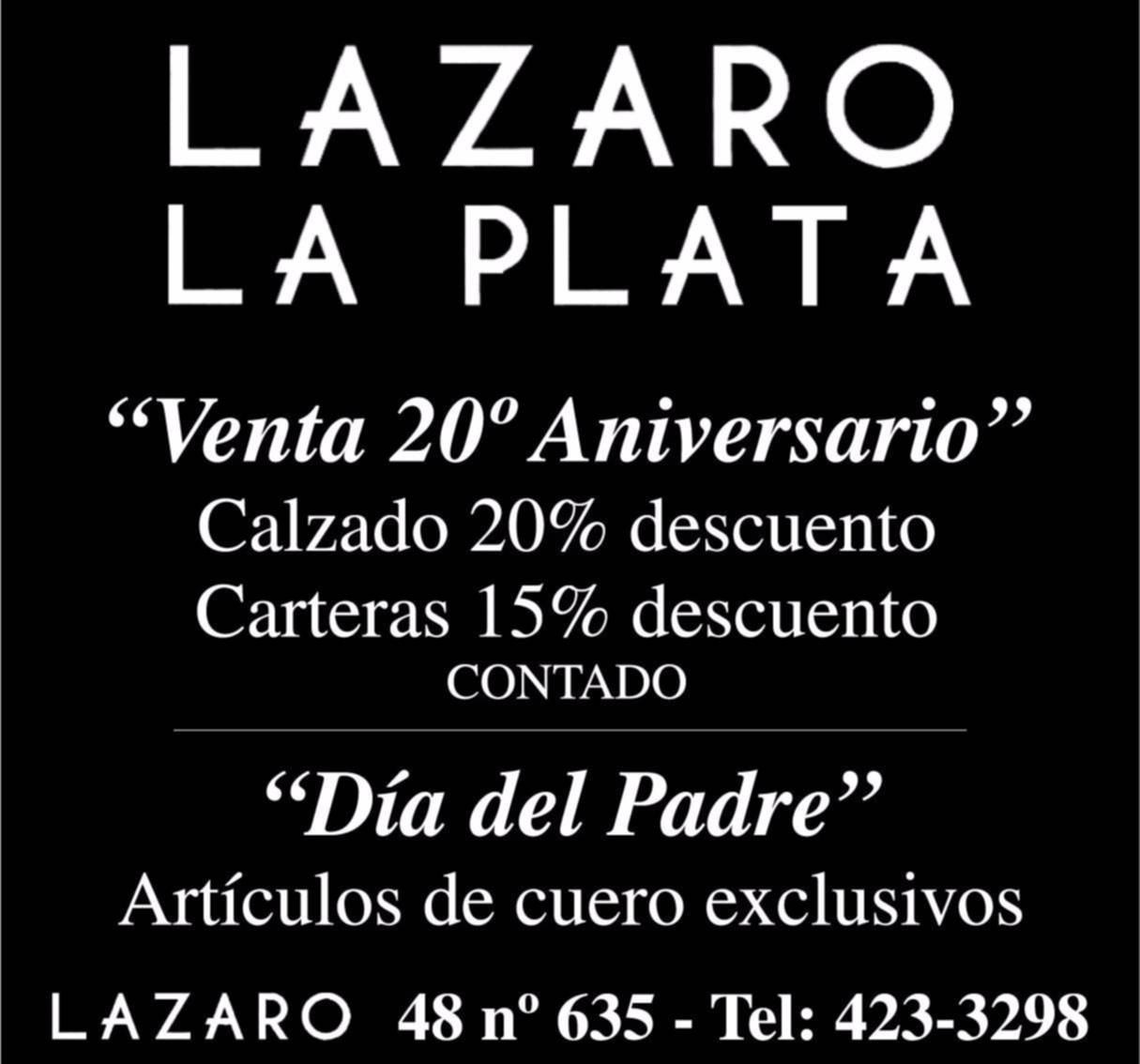 Lazaro te espera con importantes descuentos