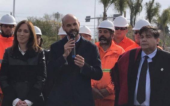 Vidal, junto a dos “caciques” del Conurbano