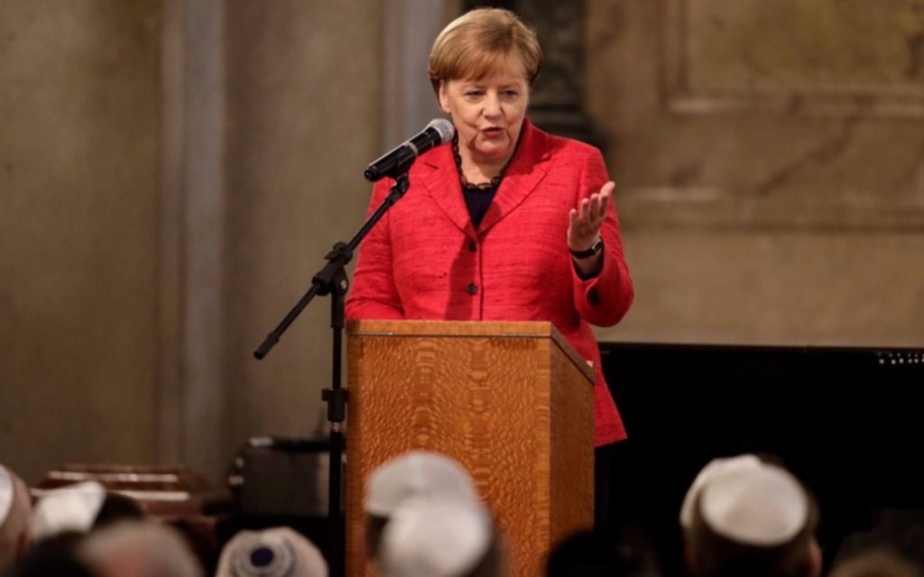La visita de Merkel a una sinagoga