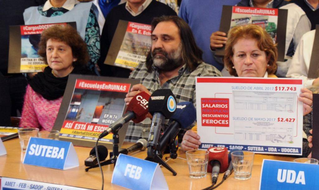 No afloja el pedido de una paritaria nacional docente