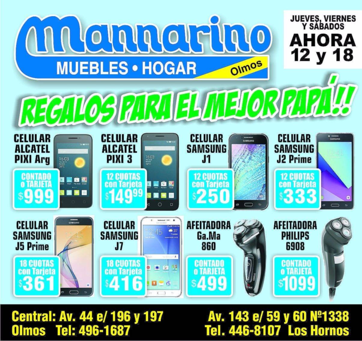 Mannarino te espera con grandes regalos para papá