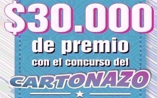 Controlá El Cartonazo, esta semana reparte $30.000