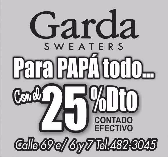 Garda Sweaters te espera con el regalo de papá