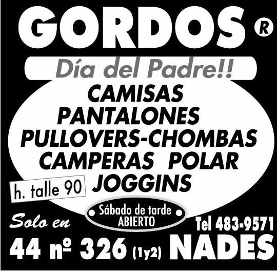 Comprale todo a papá en Gordos