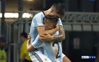 Correa debutó en la red con la albiceleste