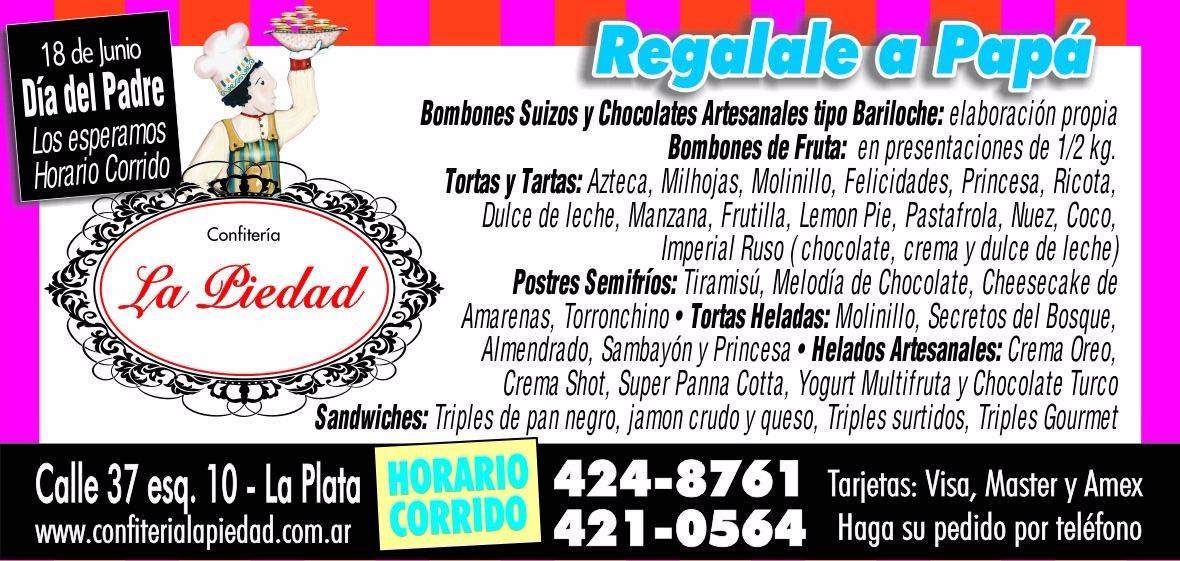 La Piedad te espera con delicias para papá
