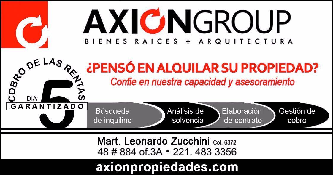 ¿Necesitás alquilar? Axion Group te asesora