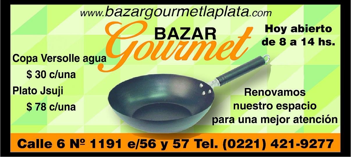 Bazar Gourmet: todo para tu hogar
