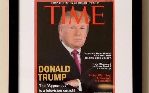 La tapa de marzo 2009 de Time sobre Trump es falsa